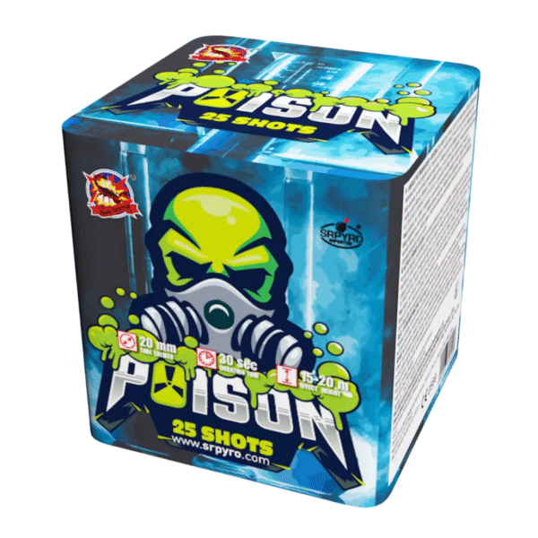 CL4822A POISON - WYRZUTNIA 25sh SRPYRO