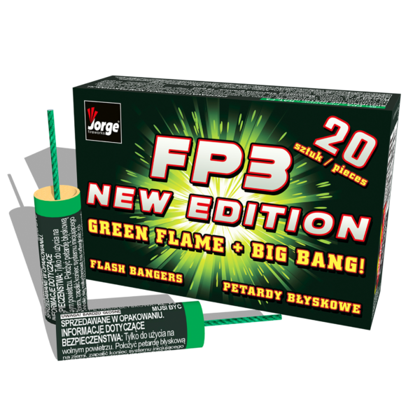 FP3 NEW EDITION GREEN FLAME + BANG PETARDY BŁYSKOWE JORGE