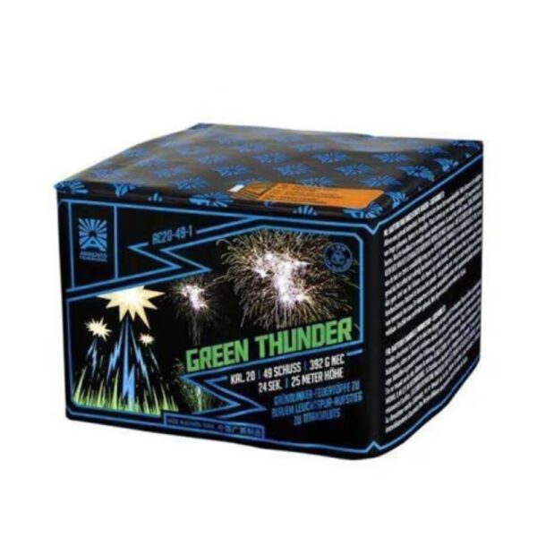 Argento Green Thunder 49Sh 20mm Titanium Salute + Green strobe mine AC20-49-1-B